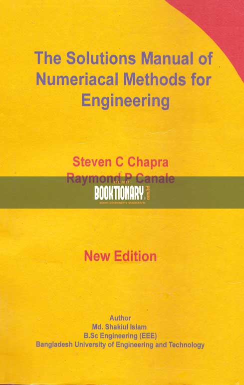 The Solution Manual of Numerical Method for Engineering