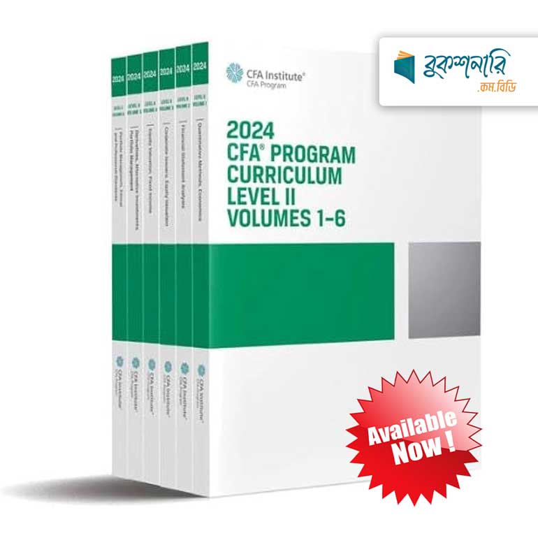 CFA Program Curriculum 2024 ( level 2 ) ( Volume 1- 6 ) ( 6 books set )