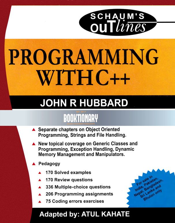 Schaum’s Outlines Programming with C++