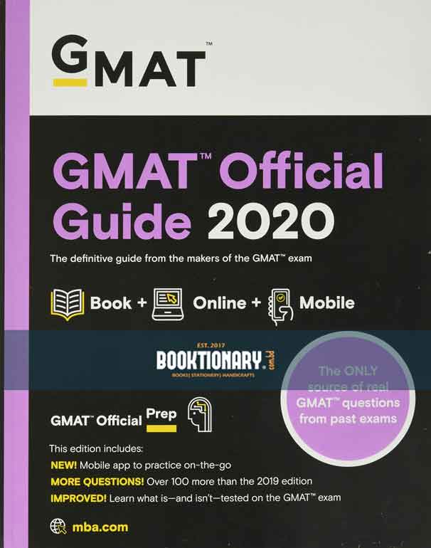 gmat official guide 2020 ( the defintive guide from the makers  of the gmat exam )