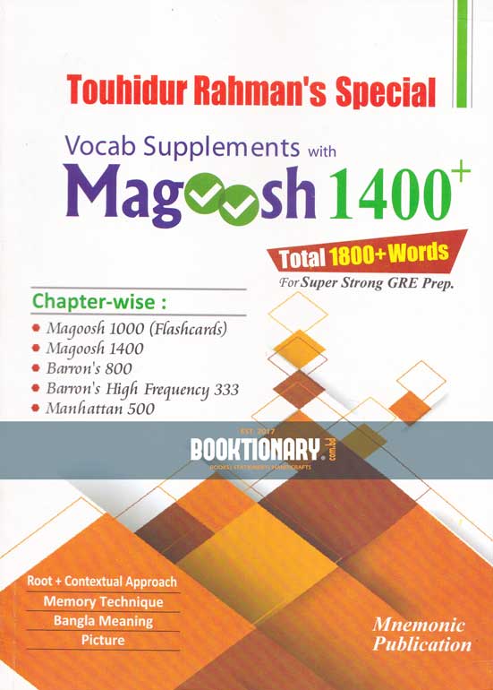 Vocab Supplements with Magoosh 1400 Plus 
