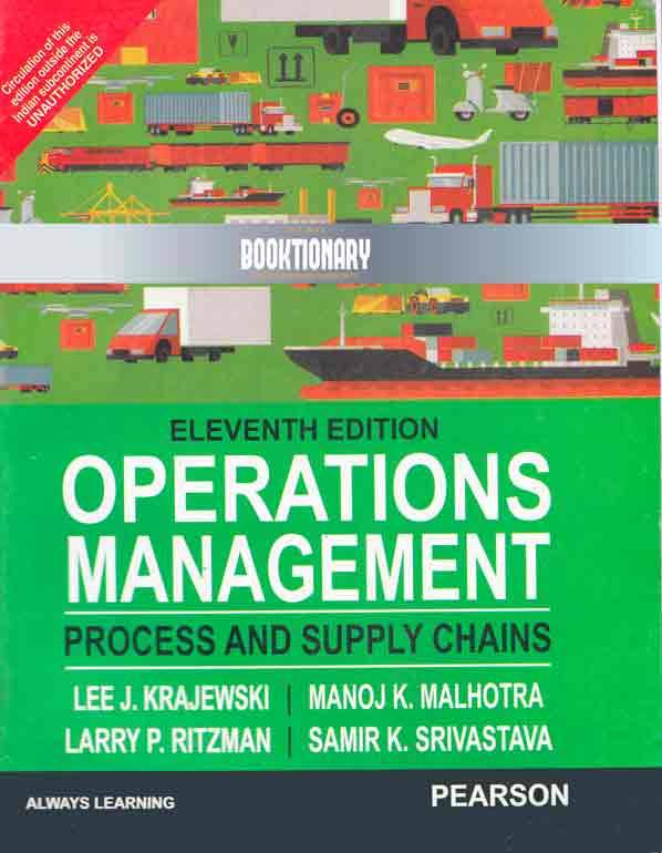 Operations Management: Processes and supply chain